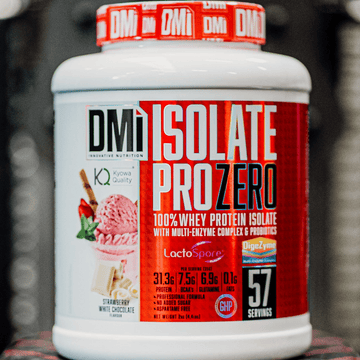 DMI nutrition -ISOLATE PRO ZERO - Isolat de Protéine de Lactosérum à 100% avec DigeZyme® et LactoSpore® - Protéine de Qualité Supérieure