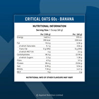 Applied Nutrition - CRITICAL OATS PORRIDGE