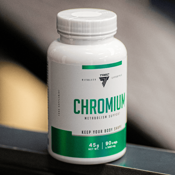 Trec Nutrition - Cápsulas de cromo Chomium Chrom 