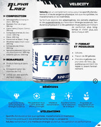 Alpha Labz - Velocity, le complément conçu pour les cyclistes!
